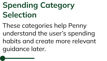 Spending Category Selection